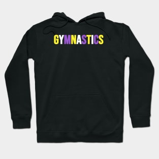 GYMNASTICS (nonbinary flag colors) Hoodie